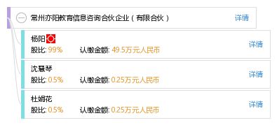 常州亦阳教育信息咨询合伙企业 有限合伙
